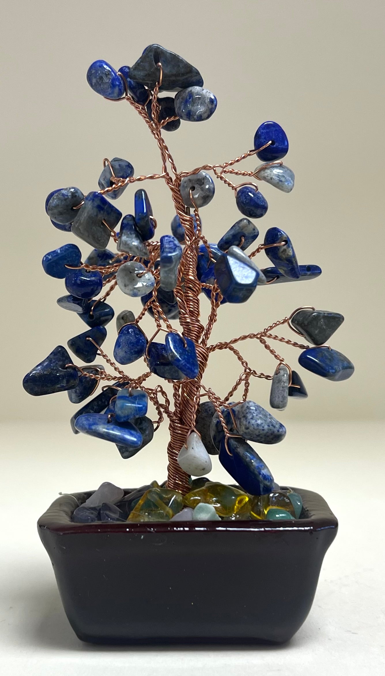 Lapis Chip Tree 15cm Rectangle Pot