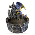 Dragon guarding castle - purple