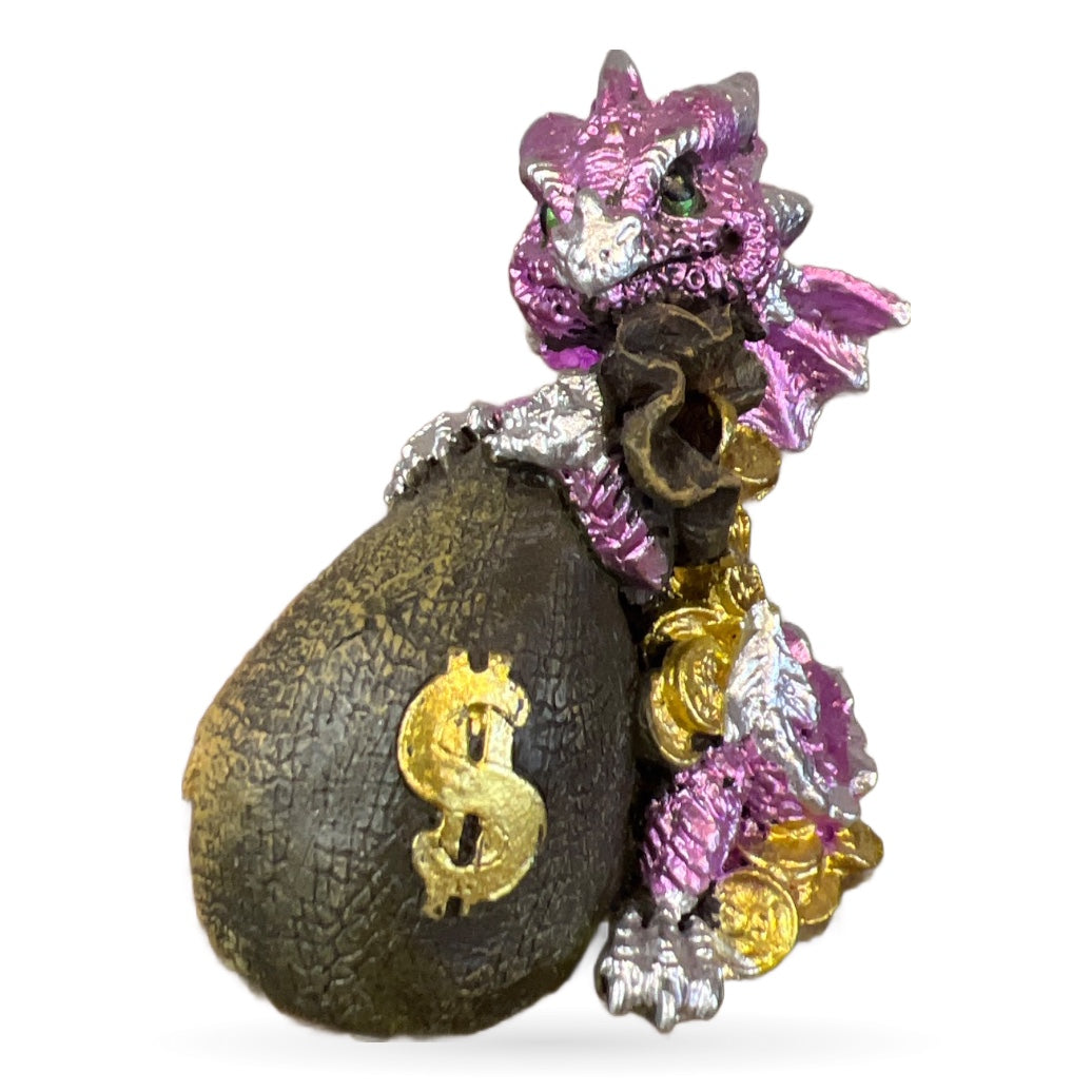 Dragon with treasure bags
