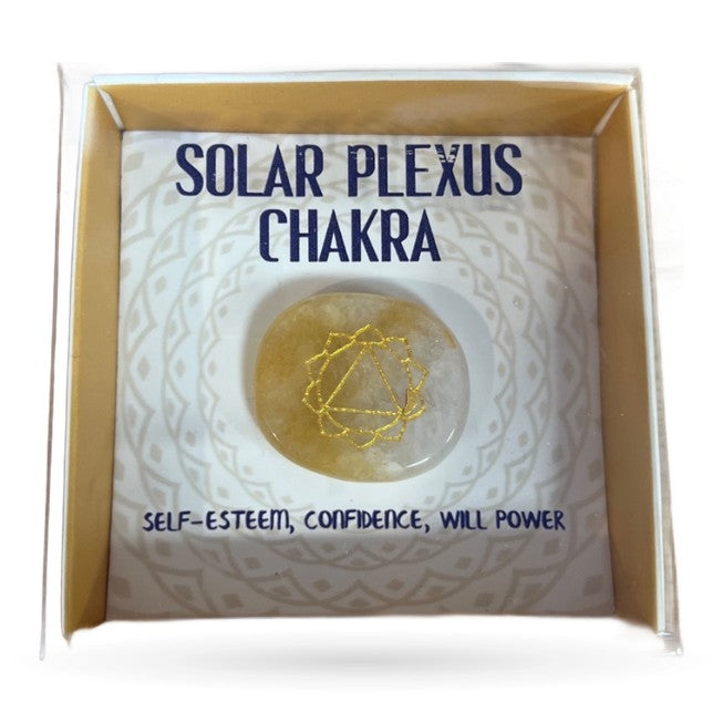 Solar Plexus Chakra Stone Token