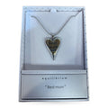 Equilibrium Best Mum Two Tone Silver Necklace