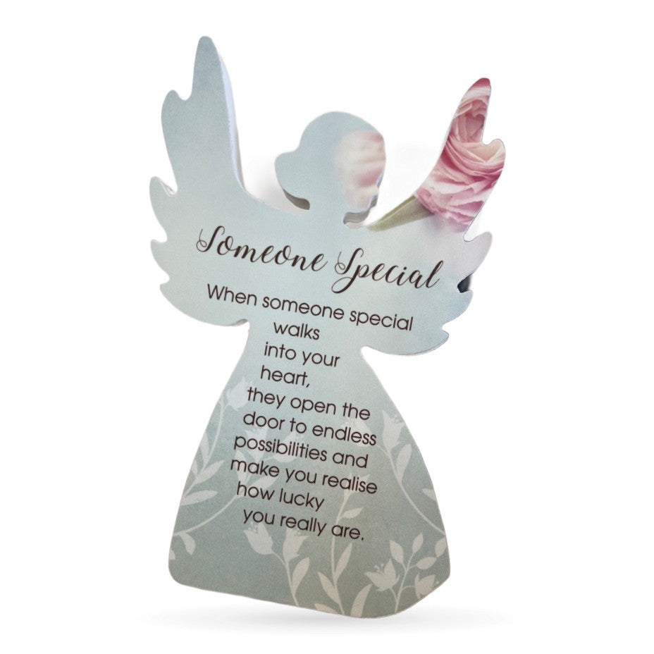 Someone Special Flower Angel Figurine Plaque 12.5cm