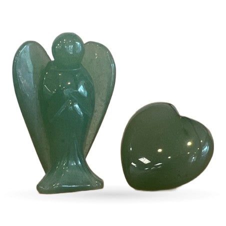 Angel and Heart Display Box (Aventurine)