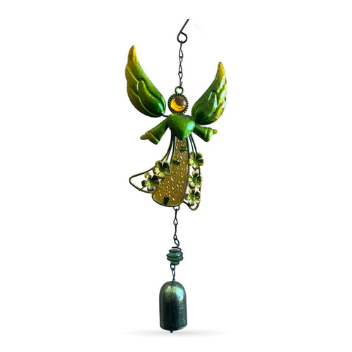 Angel door bells iron and glass