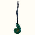 NZ Greenstone Hook Necklace 32mm