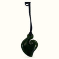 NZ Greenstone Koru Necklace 35mm