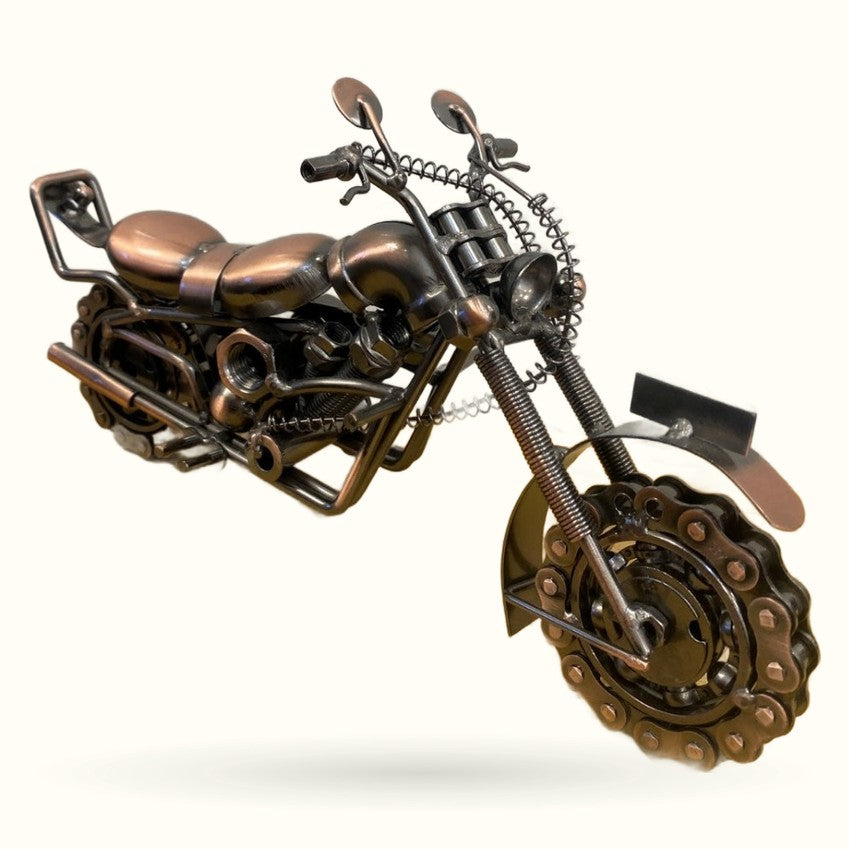 Twin seat Copper Motorbike