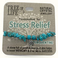 Stress Relief Turquintine Chip Bracelet Tree of Life