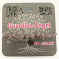 Guardian Angel rose Quartz Bracelet Tree of Life