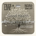 Good Health Clear Quartz Bracelet Tree of Life