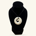 Bone Koru Necklace Round Medium