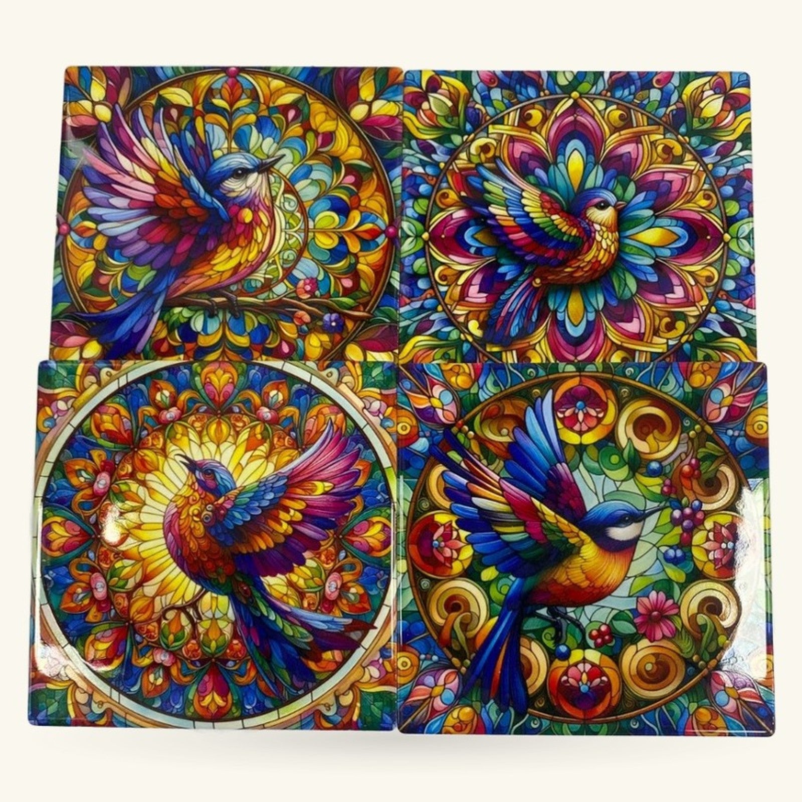Bird Coasters Set of 4
