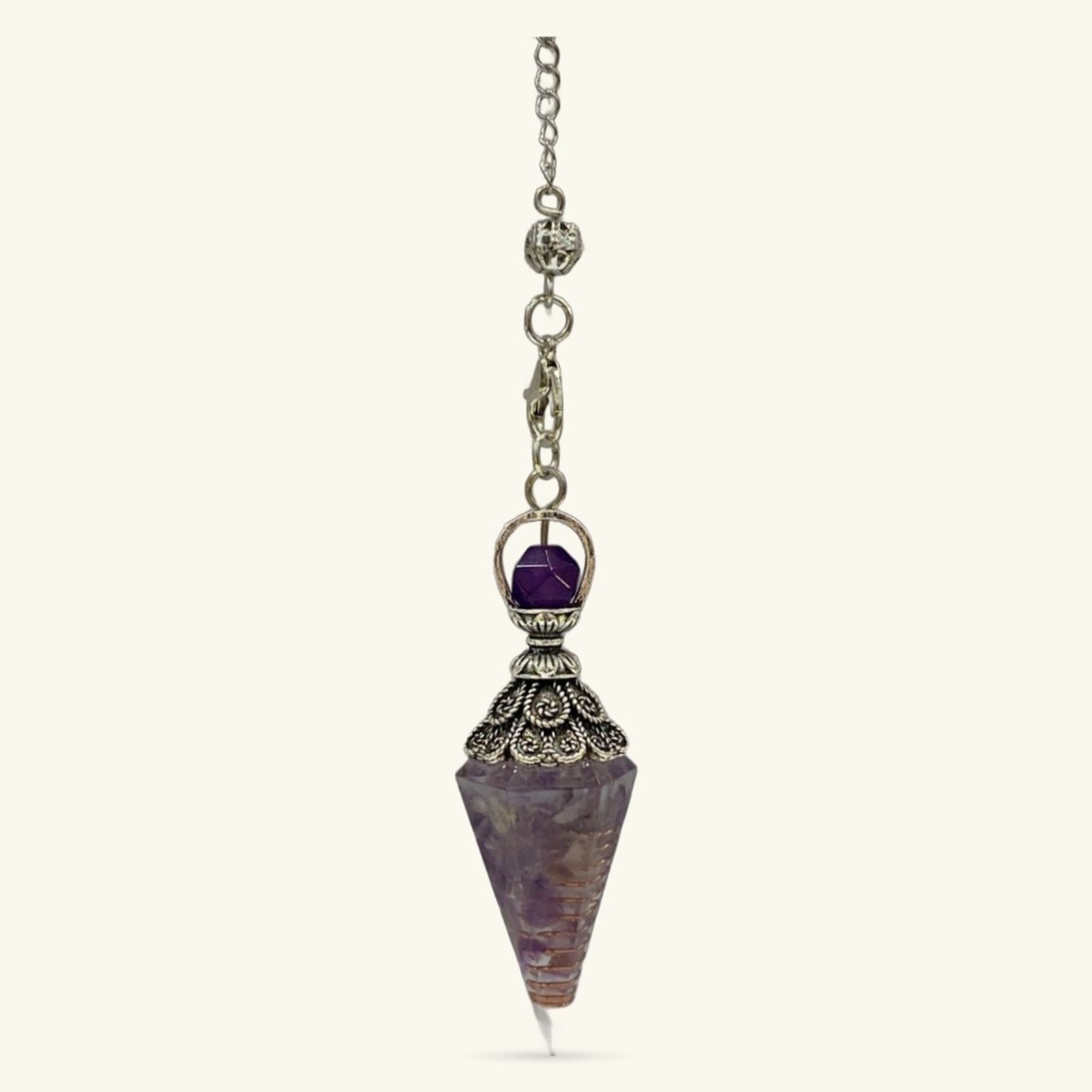 Amethyst Filled Pendulum