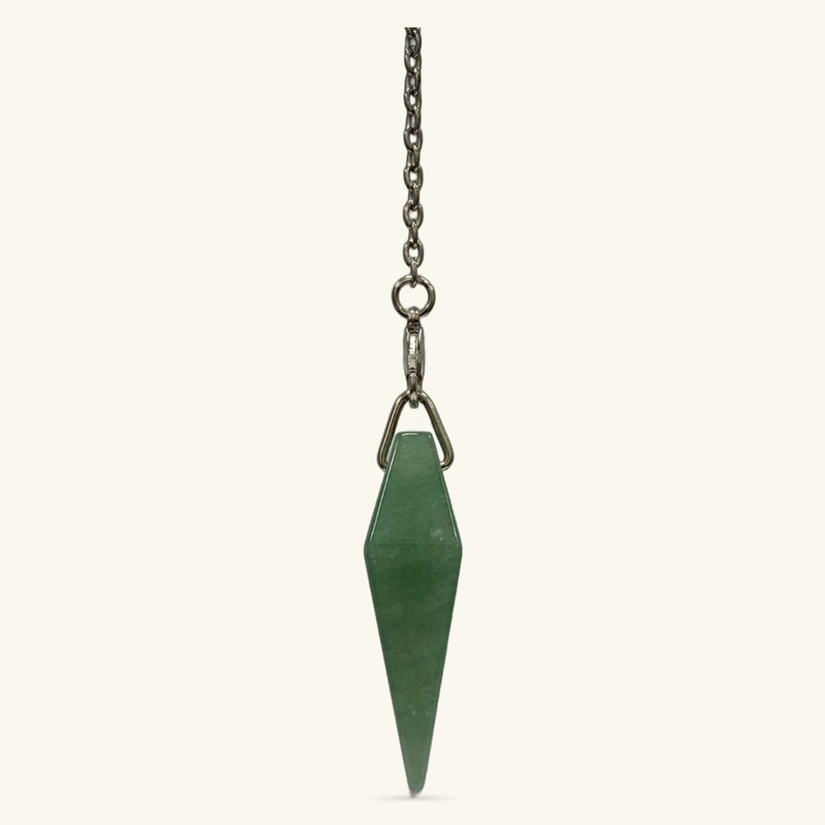 Aventurine Diamond Shaped Pendulum