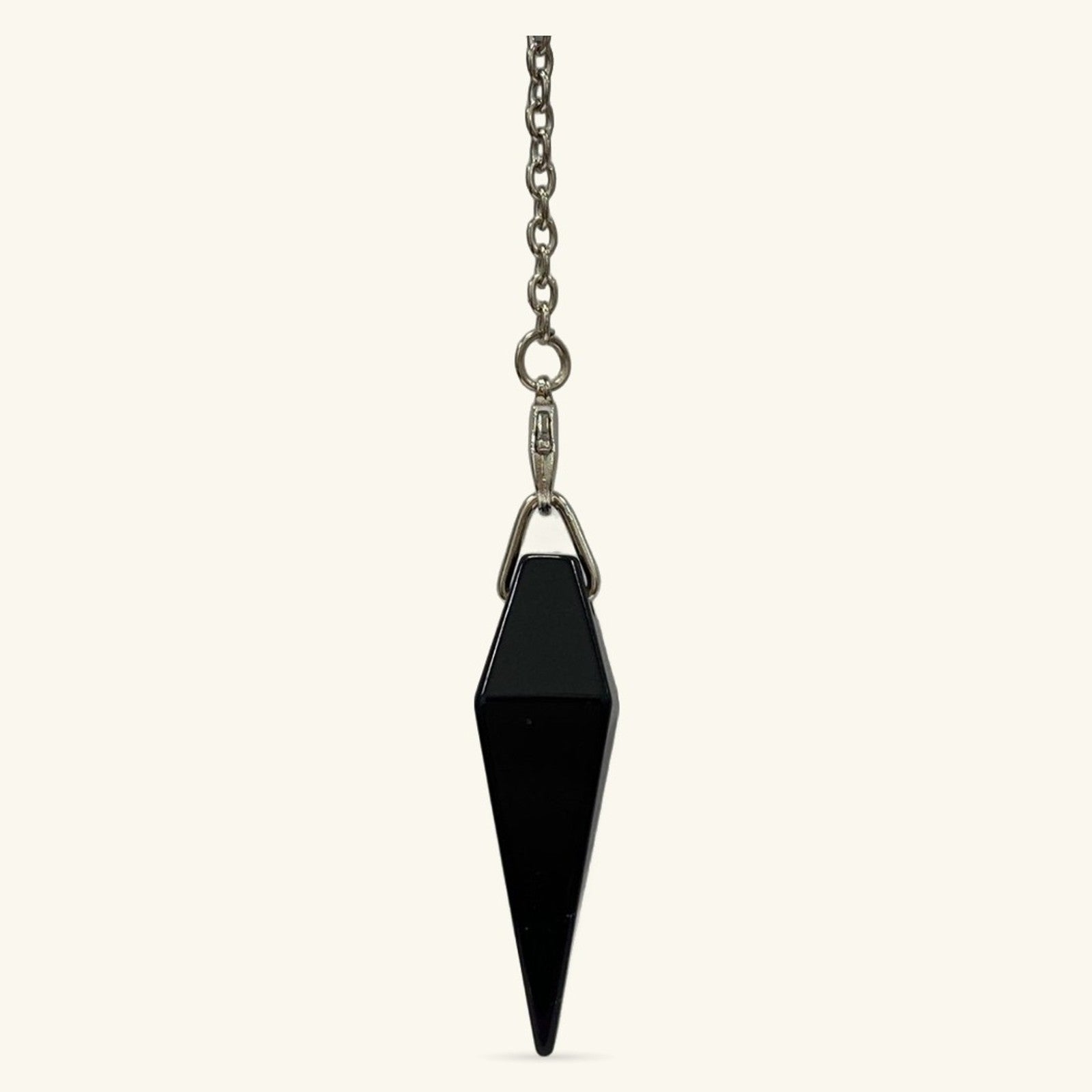 Obsidian Diamond Shaped Pendulum