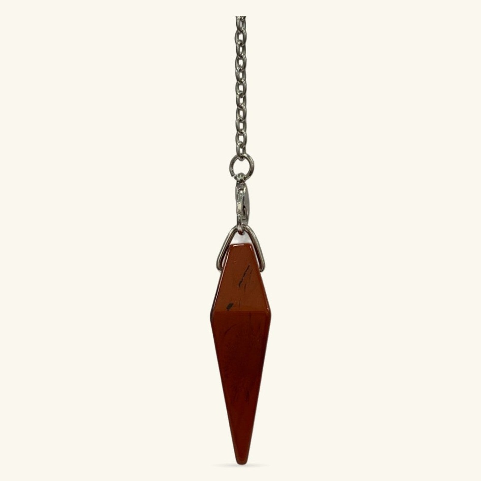 Red Jasper Diamond Shaped Pendulum