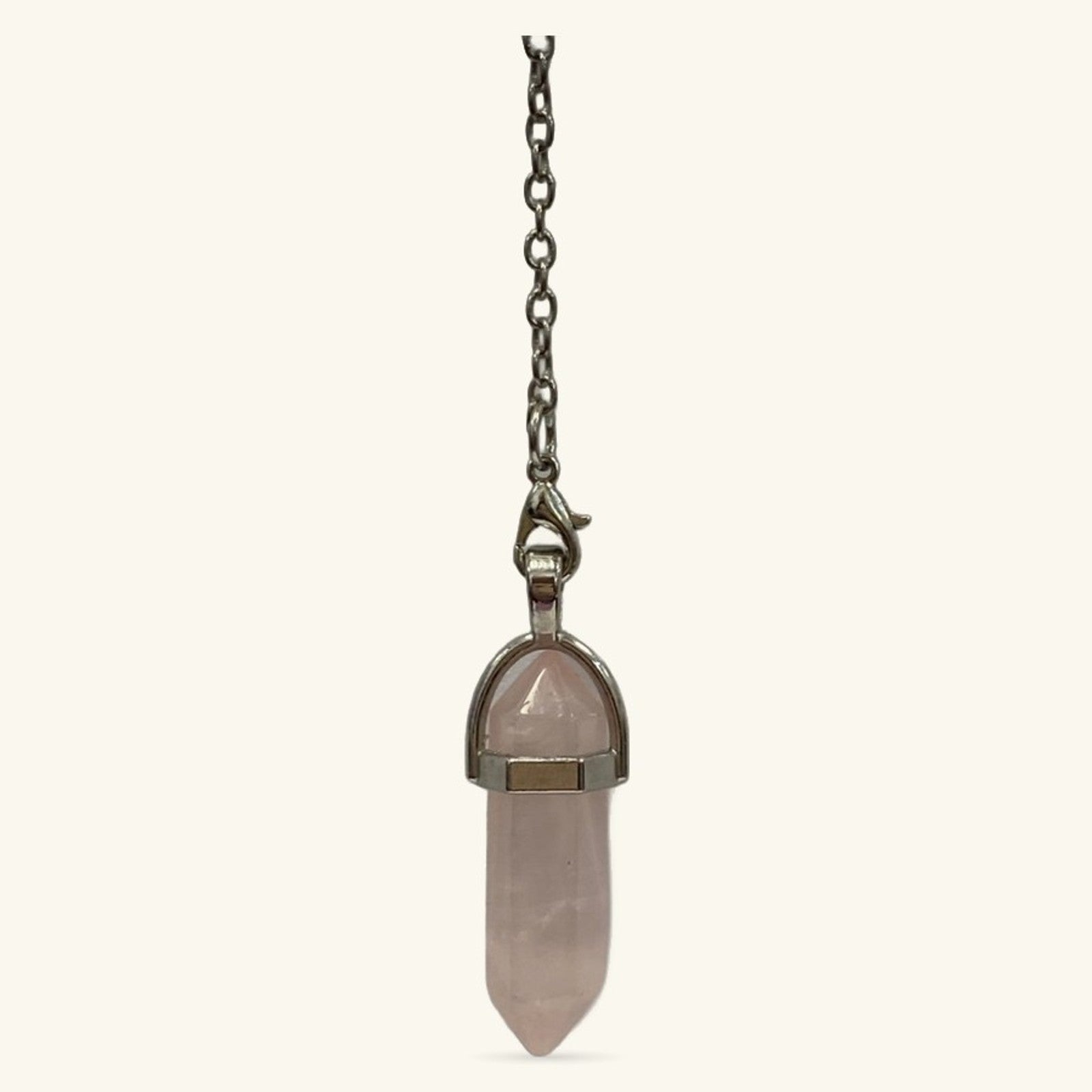 Rose Quartz Double Point Pendulum