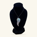 Paua Fern Necklace on String