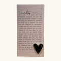 Daughter Rectangle Plaque (Silver Heart)