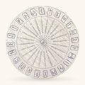 Rune Round Wood Board
