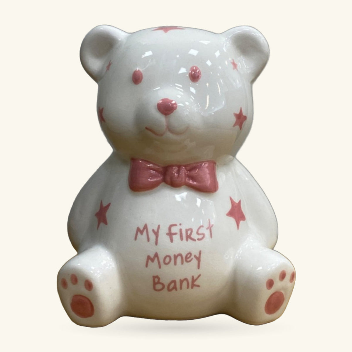 My First Money Bank Bear Pink