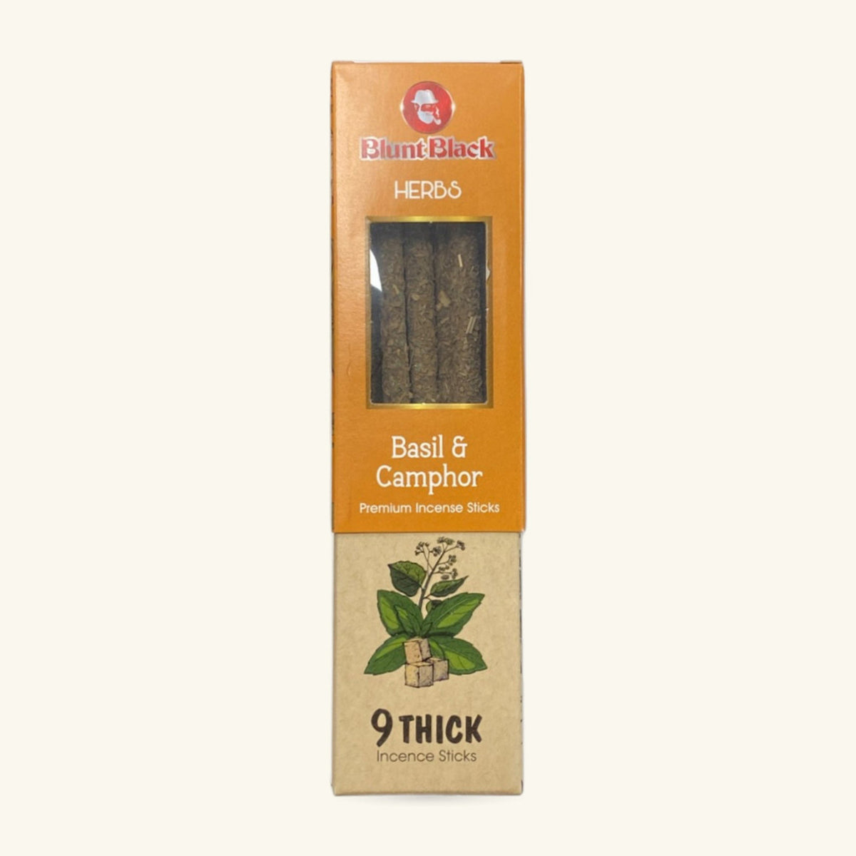 Blunt Black Basil and Camphor Thick Incense