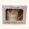 Happy birthday mug - pink