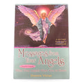 Messages from Your Angels Oracle Cards deck by Doreen Virtue featuring a winged angel illustration
