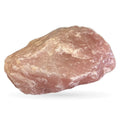 Raw rose quartz chunk specimen, 944g, displaying natural pink and translucent coloring with rough crystalline surface