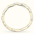Silver Twist Ring Size 9 displayed against white background, showing textured band design