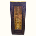 Buddha Delight Natural Fragrant Oil 5ml in decorative navy blue box with gold ornamental patterns and window display