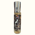 Kamini Musk Noir perfume oil in 8ml roll-on bottle with silver cap and black decorative label