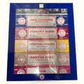 Satya Assorted Incense 6-pack box featuring five colorful incense varieties in red, pink, yellow, brown and magenta boxes