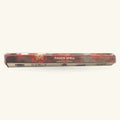 Satya Pagan Spell incense sticks box with red and gold design on white background